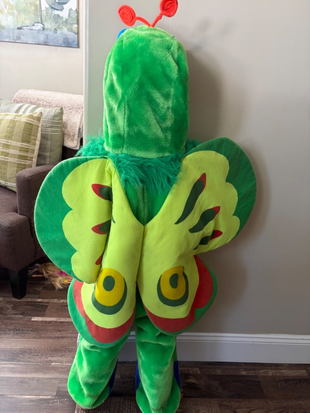 Rare chrisha playful plush girls butterfly Halloween costume 4-6 vintage - Picture 3 of 7